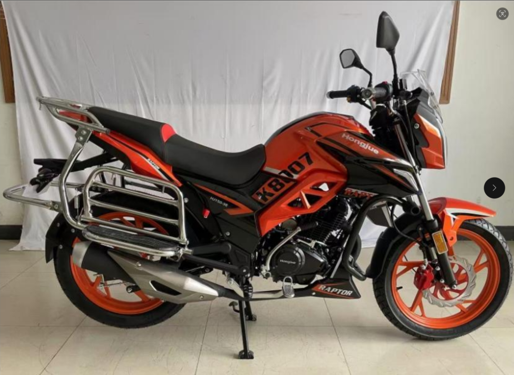 K8007 Motorcycle - Heavy Duty Utility Gas Motorcycle for Wholesale Export